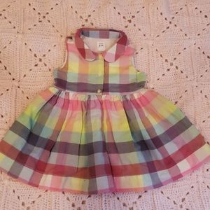 Baby Gap Madras Plaid Dress